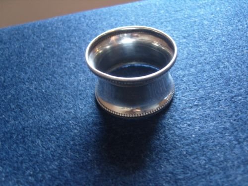 fig 3. Boxed Pair Silver Napkin Rings 1919