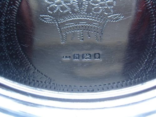 fig 3. Rare Silver Tray Sigmund Zyto London 1923