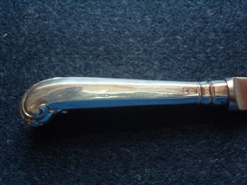 fig 1. Edwardian Silver Handled Letter Opener Boxed