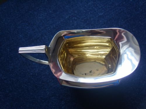 fig 1. Edwardian Silver Cream Jug Chester