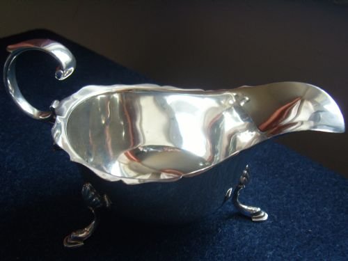 Lovely Art Deco Silver Sauce Boat