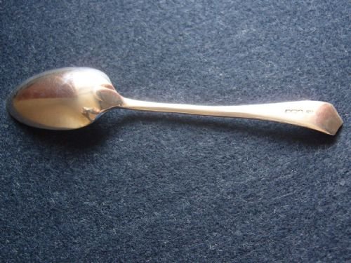fig 2. Lovely Boxed Halmarked Silver Spoon Atkin Brothers