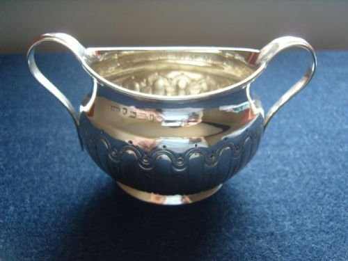 Lovely Victorian Silver Sugar Bowl