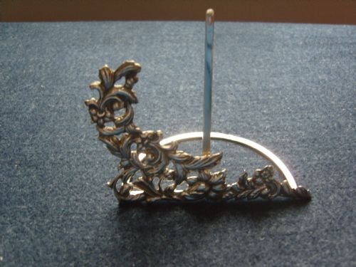 fig 1. Set of Four Edwardian Silver Menu Holders