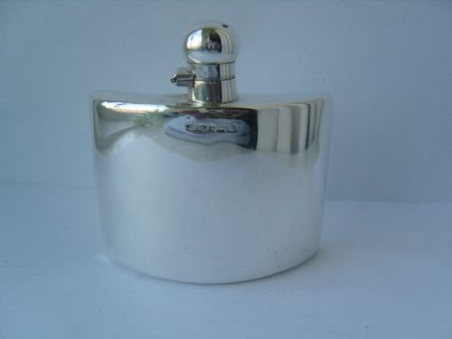 Stunning Sterling Silver Hip Flask James Dixon