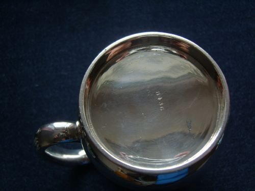 fig 2. Substantial Victorian Silver Pint Tankard