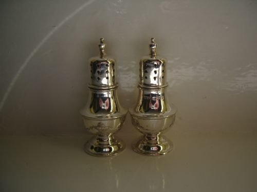 fig 2. Stunning Silver Hallmarked Five Piece Boxed Cruet Set