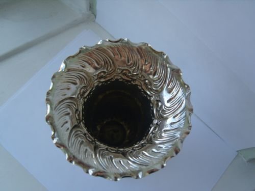 fig 1. Stunning Large Edwardian Solid Silver Vase