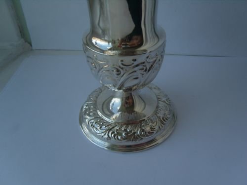 fig 2. Stunning Large Edwardian Solid Silver Vase