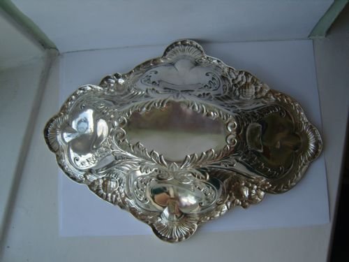 fig 2. Stunning Edwardian Large Silver Fruit Bowl