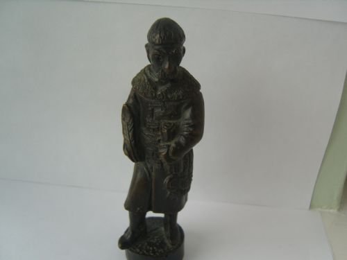 Stunning Victorian Bronze Figure of a Scribe B.zoffomel