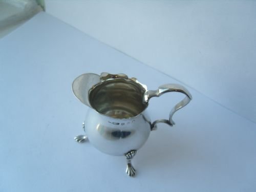 fig 1. Delighful Little Edwardian Silver Cream or Milk Jug