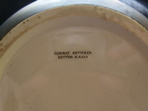 fig 3. A 19TH CENTURY ' ENCAUSTIC' WARE STAFFORDSHIRE POTTERY JUG