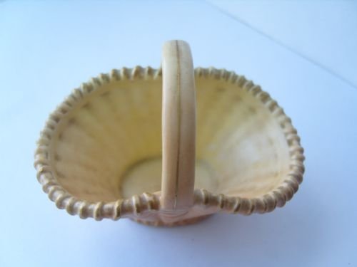 Stunning Victorian Royal Worcester Blush Ivory Basket