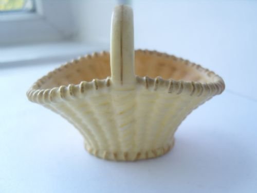 fig 1. Stunning Victorian Royal Worcester Blush Ivory Basket