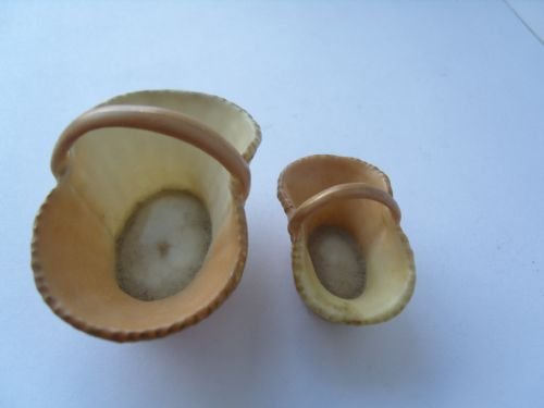 fig 3. Lovely Pair Of Royal Worcester Blush Ivory Baskets