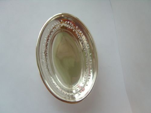 fig 2. VINTAGE Silver Bon Bon DISH -Birm 1918- J.Gloster Ltd
