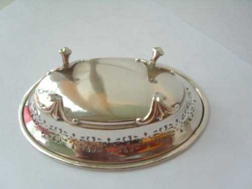 fig 3. VINTAGE Silver Bon Bon DISH -Birm 1918- J.Gloster Ltd