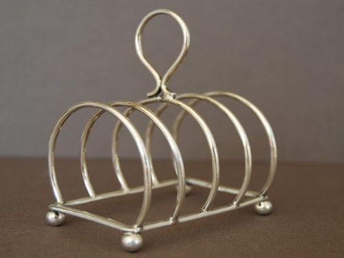 Lovely Victorian Silver Hallmarked Toast Rack
