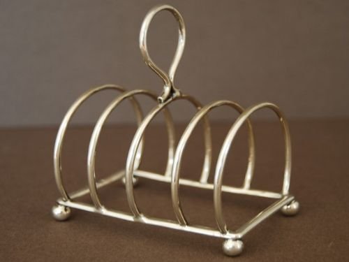 fig 1. Lovely Victorian Silver Hallmarked Toast Rack