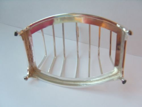 fig 3. Stunning Hallmarked Silver Heavy 6 Slice Toast Rack