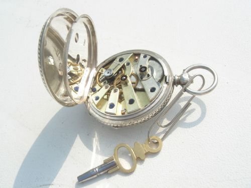 fig 3. Stunning Victorian Silver Cased Pocket\Fob Watch