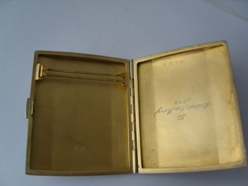 fig 2. Hallmarked Silver Cigarette\Card Case Willian Neale