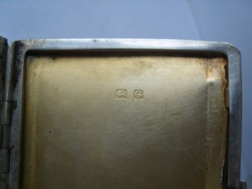 fig 3. Lovely Hallmarked Silver Engine Turned Cigarette\Card Case