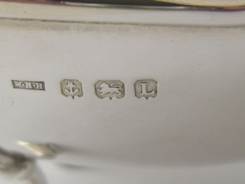 fig 3. Stunning Unusual Hallmarked Silver Sweet Dish