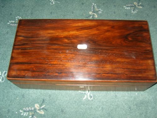 Victorian Rosewood Writing Slope