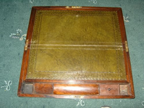 fig 1. Victorian Rosewood Writing Slope