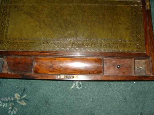 fig 2. Victorian Rosewood Writing Slope
