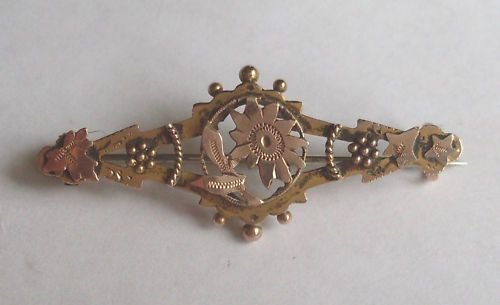 Antique 9ct Gold Brooch