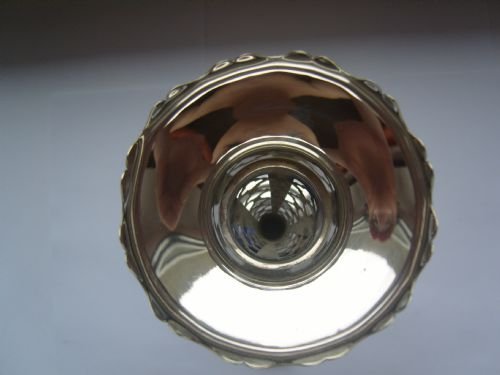 fig 3. Lovely Silver Plated Pierced Vase c1920