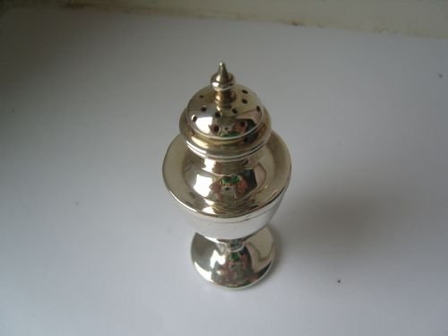 fig 1. Lovely Edwardian Silver Pepper Pot