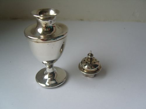 fig 2. Lovely Edwardian Silver Pepper Pot