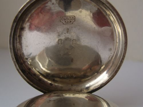 fig 3. STUNNING SWISS SILVER CASED KEY WIND POCKET/FOB WATCH CIRCA 1880