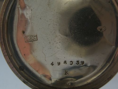 fig 3. Lovely Swiss Silver Hallmarked Key Wound Ladies Pocket Watch