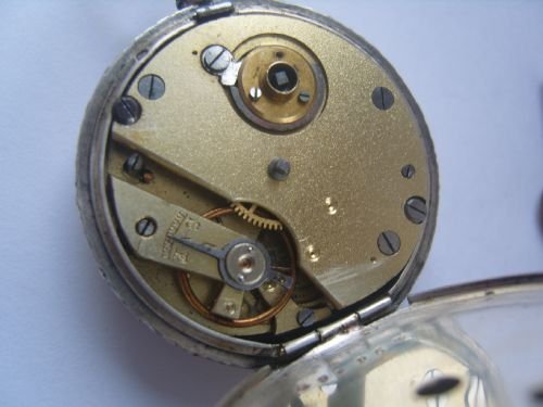 fig 4. Lovely Swiss Silver Hallmarked Key Wound Ladies Pocket Watch