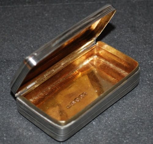 Stunning Georgian Silver Hallmarked Snuff Box 1789