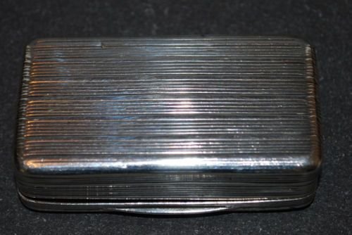 fig 2. Stunning Georgian Silver Hallmarked Snuff Box 1789