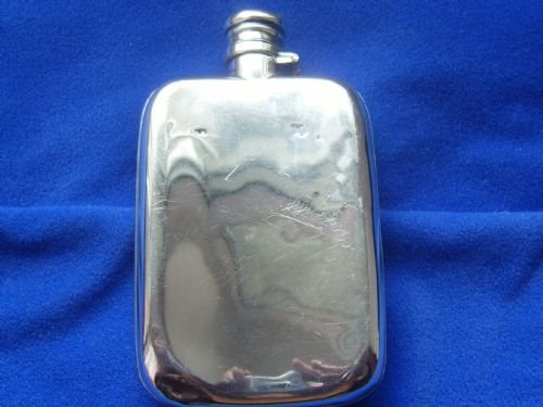 fig 1. Stunning Victorian Silver Hip Flask Sampson and Mordan Scottish Provenance