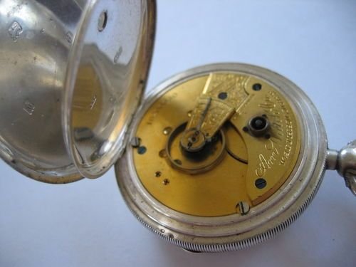 fig 1. Lovely Edwardian Waltham Silver Gents Pocket Watch.