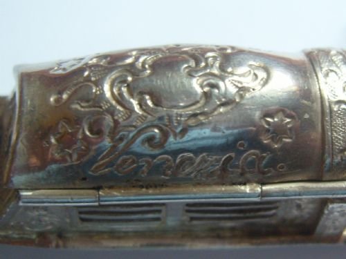 fig 2. Stunning Hallmarked Silver Venetian Gondola Chester Import