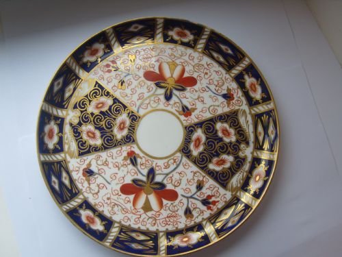 fig 1. LOVELY ROYAL CROWN DERBY IMARI CABINET\DINNER PLATE 1903