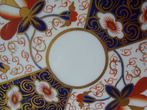 fig 3. LOVELY ROYAL CROWN DERBY IMARI CABINET\DINNER PLATE 1903