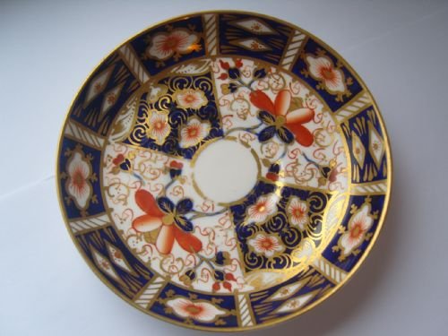 fig 2. Royal Crown Derby Imari 2451 Pattern Trio Cup Saucer Plate 1902