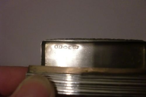 fig 3. Lovely Large Georgian Silver Snuff Box