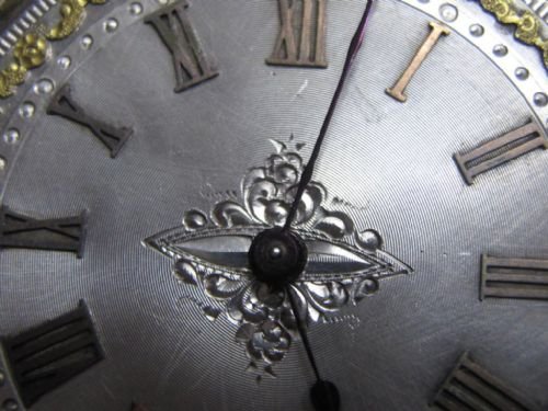 fig 4. STUNNING RARE SILVER FACED FINE STERLING SILVER KEYWOUND POCKET WATCH DATE 1833