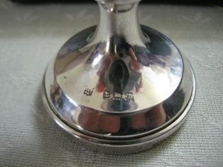 fig 3. LOVELY BOXED STERLING SILVER CHRISTENING SET EGG CUP & SPOON - 1920s